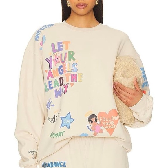 REVOLVE Sweaters - The Mayfair Group (Revolve) Angels Crewneck Sweatshirt